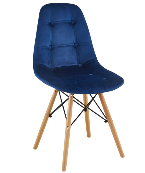 KRZESŁO PC-106 VELVET (ZIELONY, NIEBIESKI, SZARY)