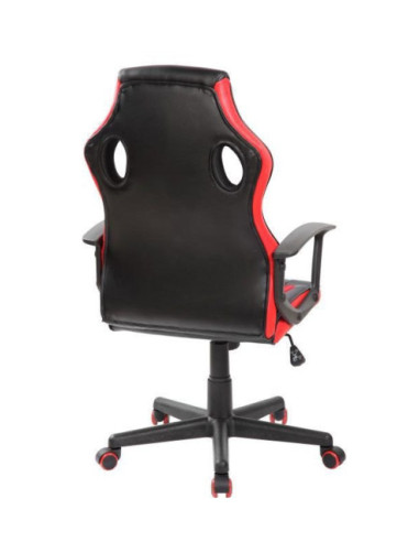 FOTEL BIUROWY/GAMINGOWY QZY-2M (CZERWONY, NIEBIESKI)