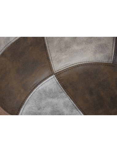 KRZESŁO P018 DAR PATCHWORK (KOLOROWY, NIEBIESKI, BRĄZOWY)