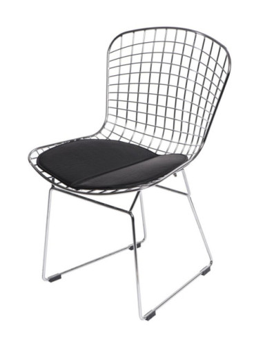 KRZESŁO HARRY CHROMOWANY (BIAŁY, CZARNY)