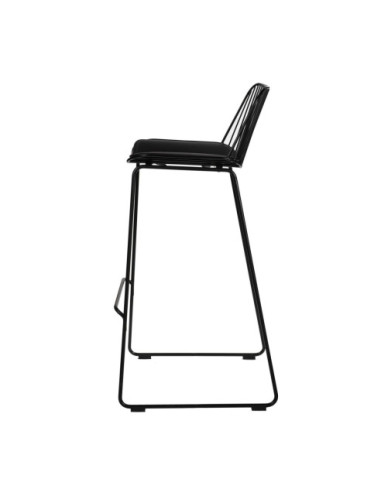 HOKER KRZESŁO KUCHENNE BAROWE DILL HIGH (SZARY, CZARNY)