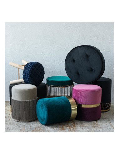 PUFA CHERRYS VLEVET  (WYBIERZ KOLOR)