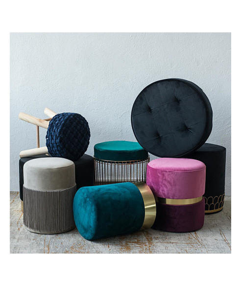 PUFA CHERRYS VLEVET  (WYBIERZ KOLOR)