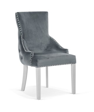 KRZESŁO TAPICEROWANE BLUVEL CHESTERFIELD EDWARD NOGI BIAŁE (WYBIERZ KOLOR) 2