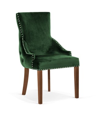 KRZESŁO TAPICEROWANE BLUVEL CHESTERFIELD EDWARD NOGI ORZECH (WYBIERZ KOLOR) 2