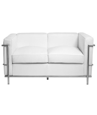 SOFA SKÓRZANA KUBIK 2 (BIAŁA, CZARNA) 2