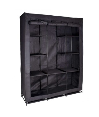 SZAFA TEKSTYLNA GARDEROBA MIRA MAXI  (SZARY, CZARNY, ORNAMENT, ZEBRA)