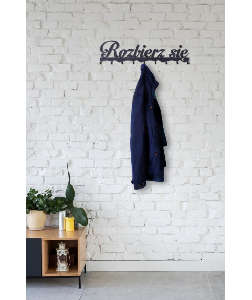 WIESZAK ŚCIENNY ROZBIERZ SIĘ METALOWY (BIAŁY, CZARNY)