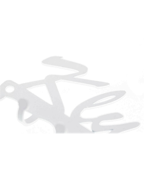 WIESZAK ŚCIENNY KLUCZE METALOWY (BIAŁY, CZARNY)