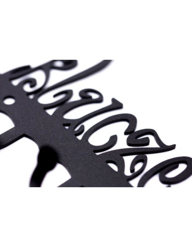 WIESZAK ŚCIENNY WEŹ KLUCZE METALOWY (BIAŁY, CZARNY)