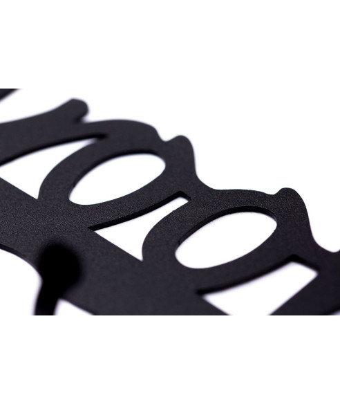 WIESZAK ŁAZIENKOWY ŚCIENNY BATHROOM METALOWY (BIAŁY, CZARNY)