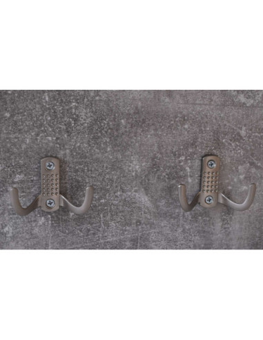 WIESZAK Z PÓŁKĄ DO PRZEDPOKOJU KUBA (BIAŁY, BETON, SONOMA, ŚLIWA)