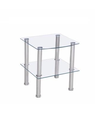 ŁAWA SZKLANA STOLIK KAWOWY CT-052 SZKŁO TRANPARENTNE