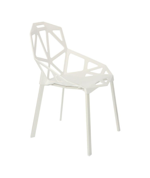 KRZESŁO DESIGNERSKIE GAP PP  (BIAŁY, CZARNY)