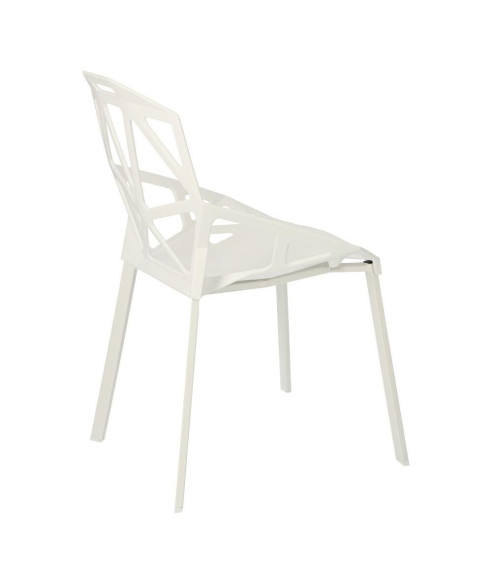 KRZESŁO DESIGNERSKIE GAP PP  (BIAŁY, CZARNY)