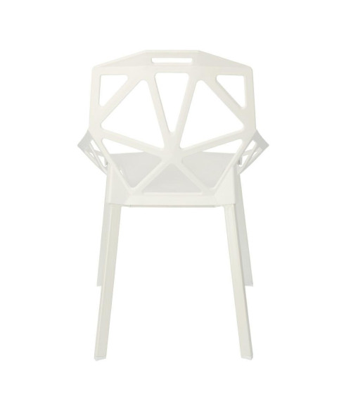 KRZESŁO DESIGNERSKIE GAP PP  (BIAŁY, CZARNY)