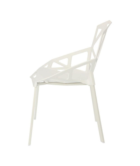 KRZESŁO DESIGNERSKIE GAP PP  (BIAŁY, CZARNY)