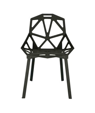 KRZESŁO DESIGNERSKIE GAP PP  (BIAŁY, CZARNY) 2