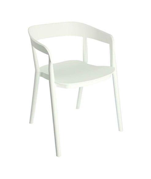 KRZESŁO BOW PP (BIAŁY, CZARNY)