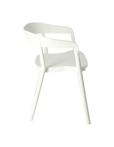 KRZESŁO BOW PP (BIAŁY, CZARNY)