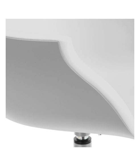 KRZESŁO OBROTOWE NA KÓŁKACH ROUNDY (BIAŁE, SZARE, CZARNE)