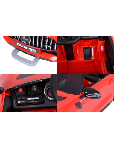 AUTO ELEKTRYCZNE DLA DZIECI KABRIO  MERCEDES AMG GTR (BIAŁY, CZERWONY, ZIELONY, CZARNY)