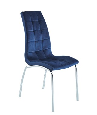 KRZESŁO TAPICEROWANE DC2-092V VELVET CHROM (WYBIERZ KOLOR) 2