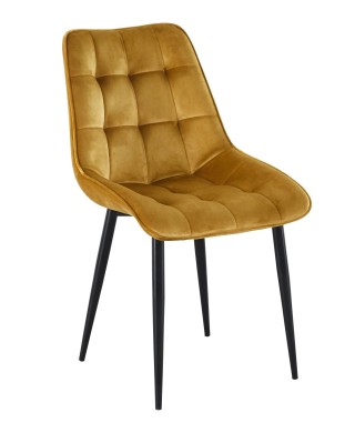 KRZESŁO TAPICEROWANE J262-1 VELVET  (WYBIERZ KOLOR) 2