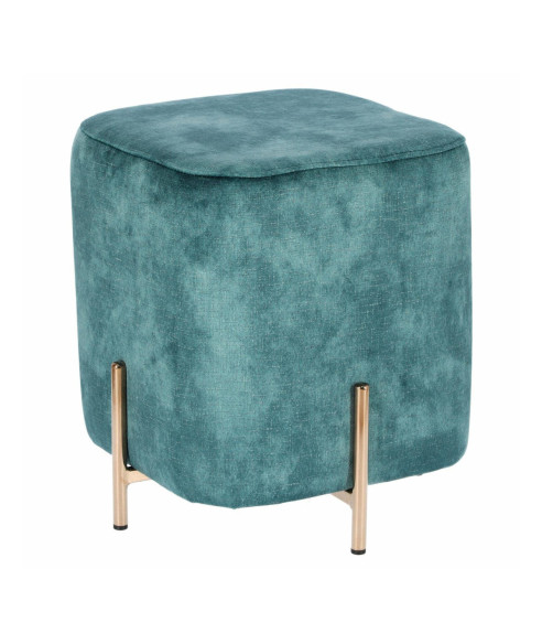 PUFA VELVET IZBIT NA ZŁOTYM STELAŻU (NIEBIESKI, SZARY)