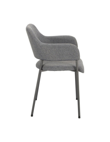 KRZESŁO TAPICEROWANE GATO (NIEBIESKI, JASNO-SZARY, CIEMNO-SZARY)