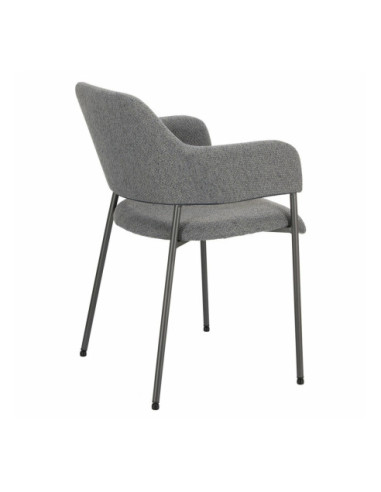 KRZESŁO TAPICEROWANE GATO (NIEBIESKI, JASNO-SZARY, CIEMNO-SZARY)