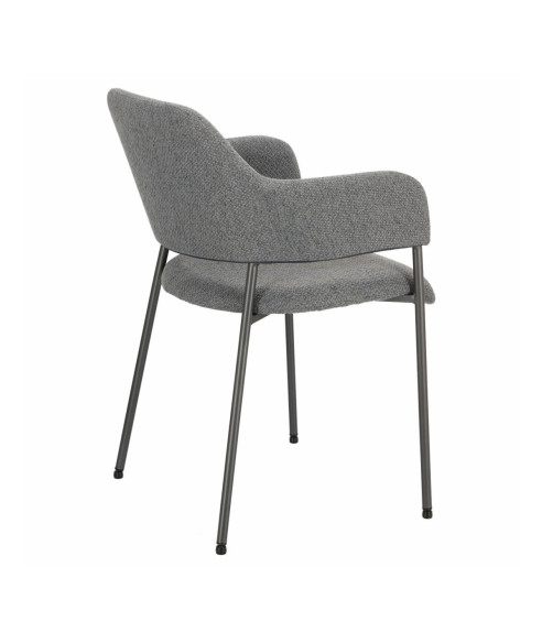 KRZESŁO TAPICEROWANE GATO (NIEBIESKI, JASNO-SZARY, CIEMNO-SZARY)