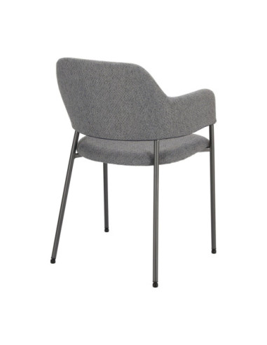 KRZESŁO TAPICEROWANE GATO (NIEBIESKI, JASNO-SZARY, CIEMNO-SZARY)