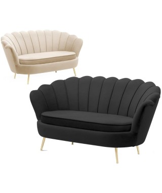 SOFA MUSZELKA GLAMOUR (WYBIERZ TKANINĘ I KOLOR) 2