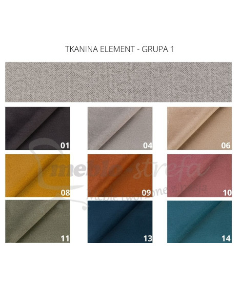 HOKER KUCHENNY KRZESŁO BAROWE AINE 67 CM SILVER SREBRNE NOGI (WYBIERZ TKANINĘ)