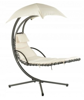 FOTEL WISZĄCY OGRODOWY BUJANY MAGNAT BEŻOWY