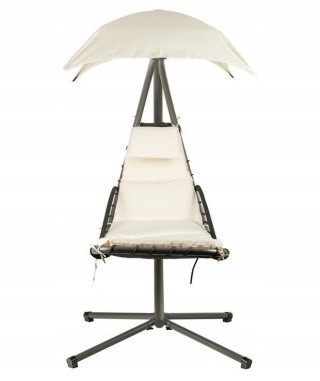 FOTEL WISZĄCY OGRODOWY BUJANY MAGNAT BEŻOWY 2