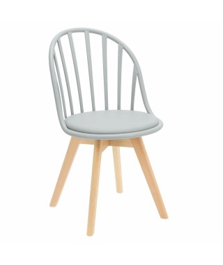 KRZESŁO Z PODUSZKĄ SIRENA (BIAŁY, SZARY) 2