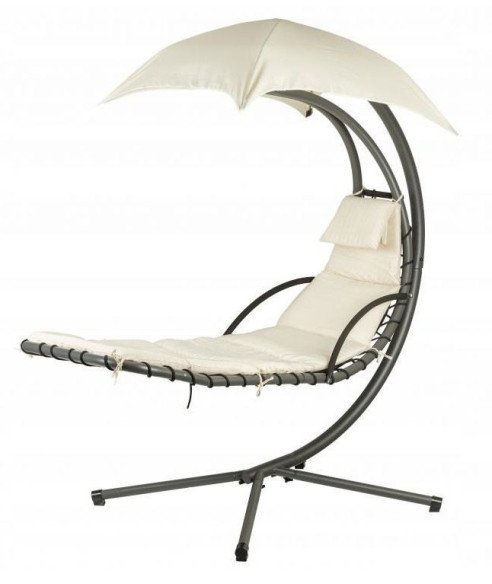 FOTEL WISZĄCY OGRODOWY BUJANY MAGNAT BEŻOWY