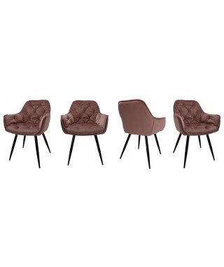 KRZESŁO TAPICEROWANE ARTEN VELVET (WYBIERZ KOLOR) 2