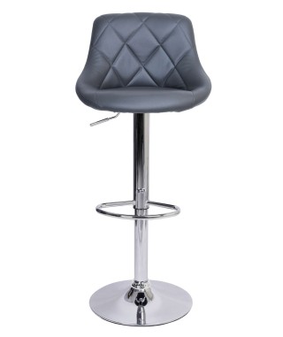 HOKER KRZESŁO KUCHENNE CYDRO EKO-SKÓRA (SZARY, CZARNY) 2