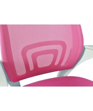 FOTEL OBROTOWY BIUROWY BIANCO (RÓŻOWY, NIEBIESKI, CZARNY) 2