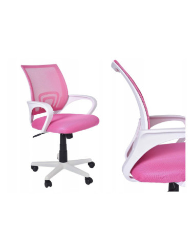 FOTEL OBROTOWY BIUROWY BIANCO (RÓŻOWY, NIEBIESKI, CZARNY)