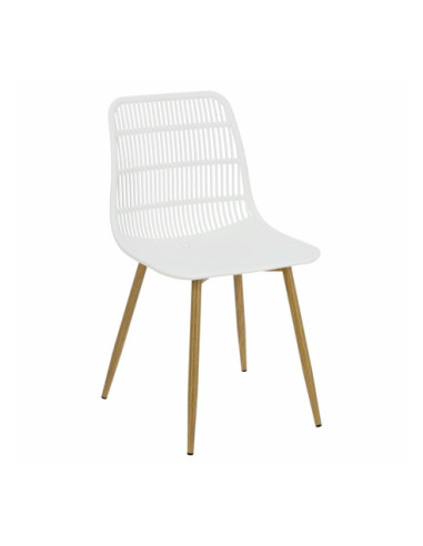 KRZESŁO DOMOWE/OGRODOWE AŻUROWE KLAUS (BIAŁY, CZARNY)