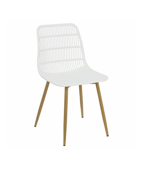 KRZESŁO DOMOWE/OGRODOWE AŻUROWE KLAUS (BIAŁY, CZARNY)