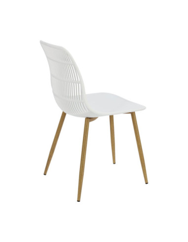 KRZESŁO DOMOWE/OGRODOWE AŻUROWE KLAUS (BIAŁY, CZARNY)