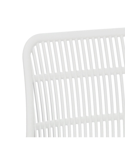 KRZESŁO DOMOWE/OGRODOWE AŻUROWE KLAUS (BIAŁY, CZARNY)