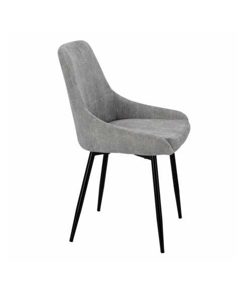 KRZESŁO SZTRUKSOWE FLOYD NOGI CZARNE (WYBIERZ KOLOR)