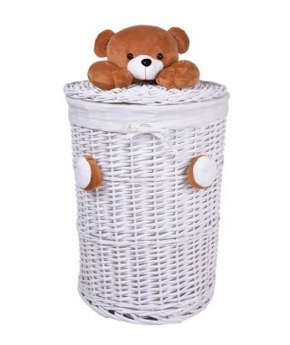 KOSZ WIKLINOWY MIŚ BIAŁY (15L, 40L, 75L)