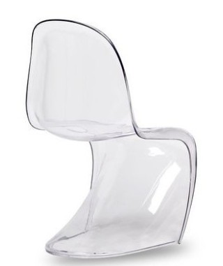 KRZESŁO PANTON TRANSPARENTNY 2